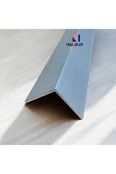 Nalbur Bakkal Alüminyum Köşe Profili Alüminyum Köşebent L Profil Basamak Profili 3cm x 3cm 2,70 Mt