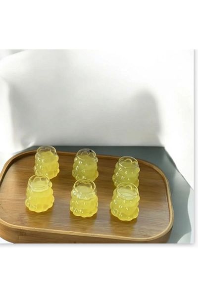 Amentes أكواب القهوة الجانبية المكونة من 6 قطع من أكواب العنب الصغيرة على شكل خرز Pinterest 75 مل