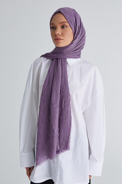 KVSHOME Bamboo Kraş Shawl (Purple)