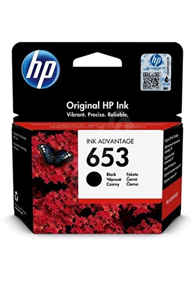 HP 653 Black Siyah Kartuş 3ym75a E