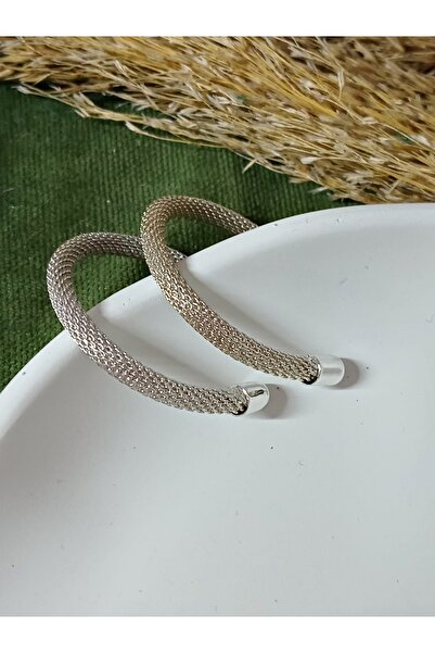 mos&more Silver Ring Brand Medium Size Women's Earrings