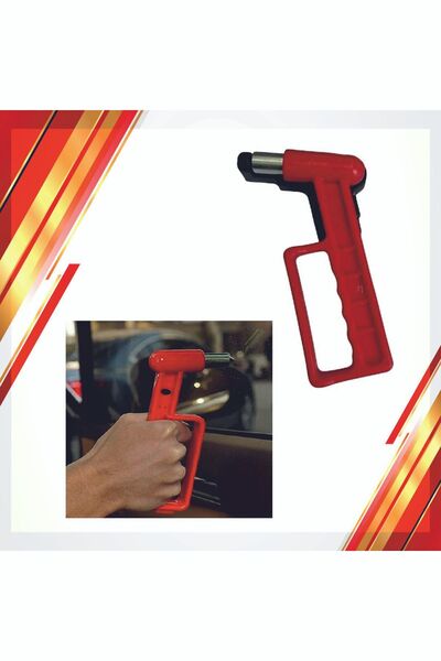 SNSTİCARET Acil Çıkış Çekici Cam Kırma Çekici - Asma Aparatlı