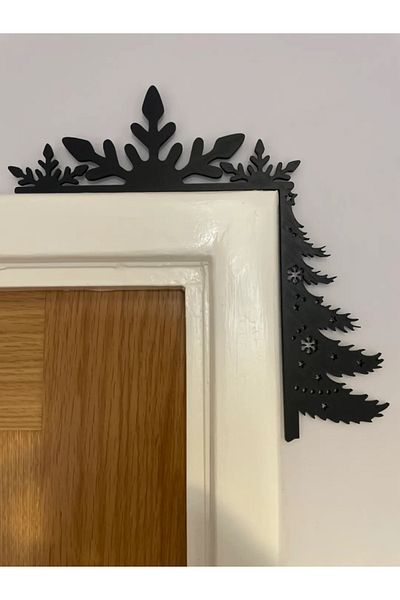 Goplast Premium Christmas and New Year Door Corner - Snowflakes Wall Ornament Decor