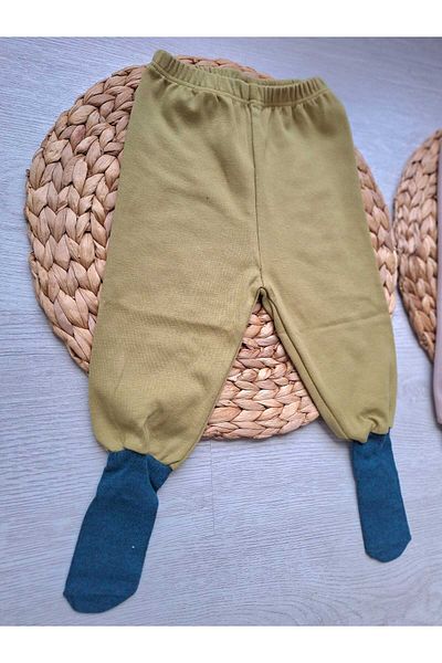 Nimini Kids Self-Socks 2-Piece Trousers Pajamas Set of 2 (0-2 Years)