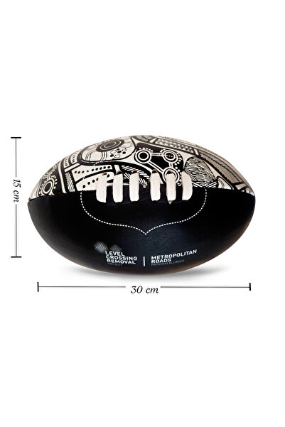 AVESSA Sherrin Afl Game Ball American Football Gerçek Deri Amerikan Futbol To...
