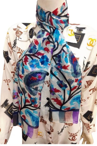 onliecraft Indian Silk Scarf