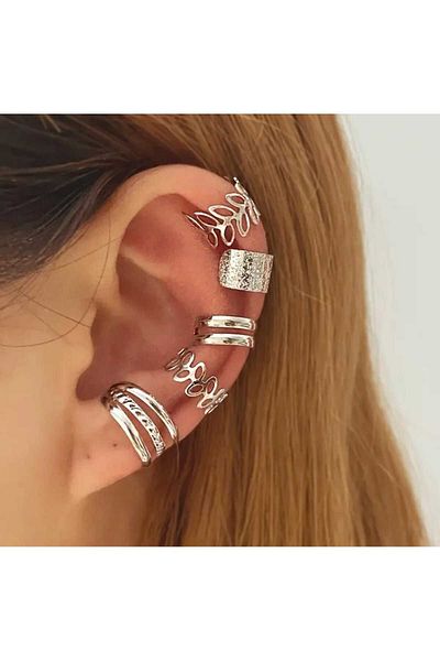 Beyna Fashionable and Attractive 5 Piece Jewelry Set,Fashion Ear Cuffs