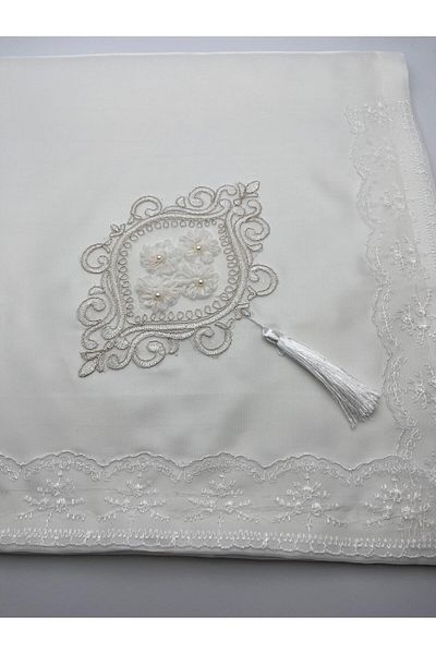 EvremStore Satin Bridal Bundle with Laced and Tassels