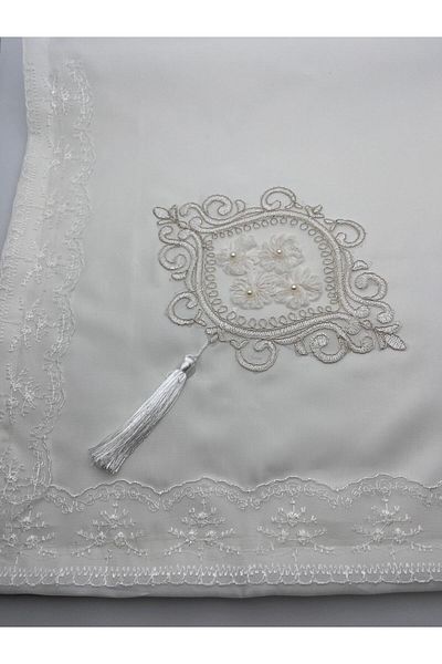 EvremStore Satin Bridal Bundle with Laced and Tassels