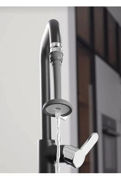 ÇERÇİCİ Anthracite Adjustable Waterfall Tap Tip