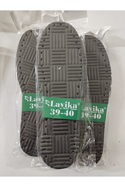 Engin TT Terlik,Patik,Bot Tabanlık Kalın Eva Siyah 39-40 no Taban (10 mm- 3 ç...