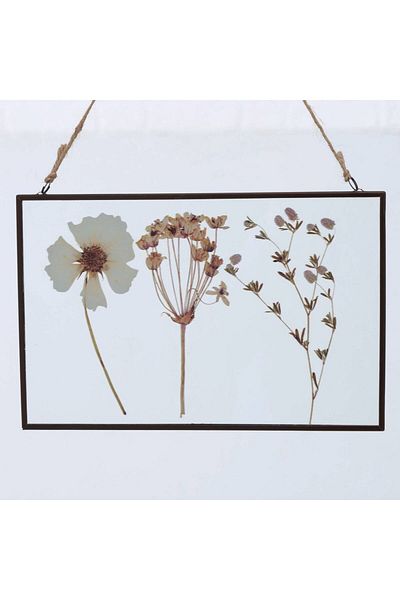 Homelux Decor de perete yasmina, 23x16 cm, metal, negru/maro, model 1