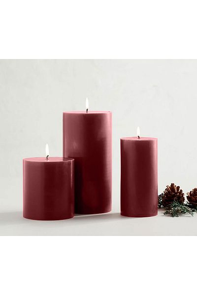 Homelux Lumanare H 13 Cm, D 7 Cm, Bordeaux