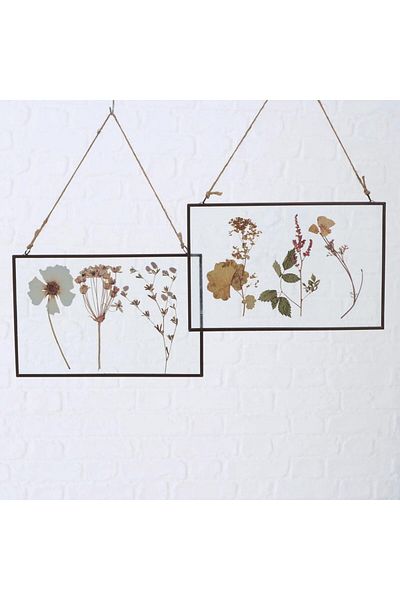 Homelux Decor de perete Yasmina, 23x16 cm, metal, negru/maro, model 2