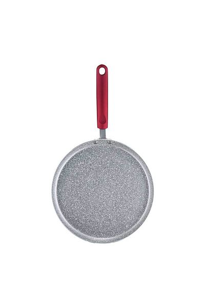 Homelux Tigăi pentru clătite din aluminiu, strat Qualum Basic Jasper, roșu, 25 Cm