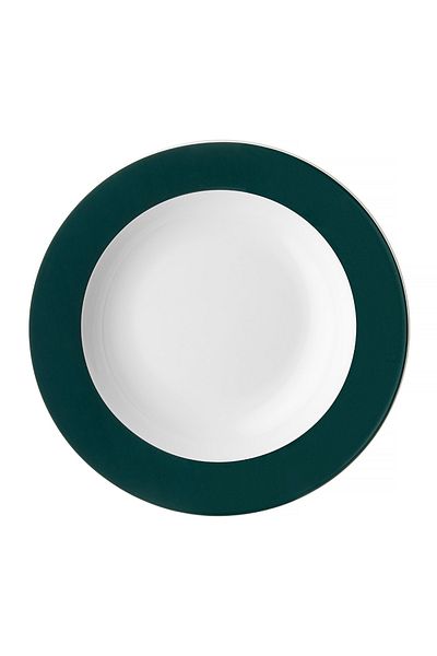 Homelux Farfurie din portelan, adanc, verde/alb, 23 cm, Aura G