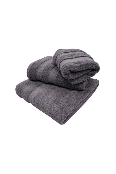 Homelux Home Cotton Towel, 570 G, 50x90 Cm, Grey