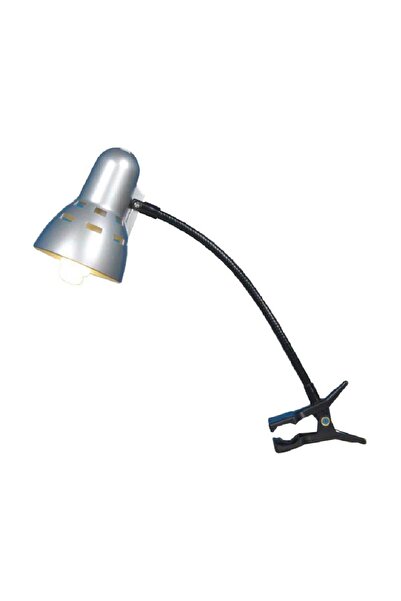 Homelux Lampă de birou cu clemă thomas, e14, 40w, 8x10,5x30 cm, argintiu