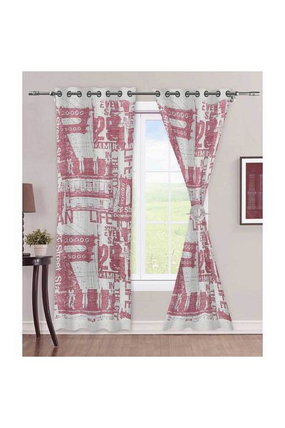 Homelux Urban Red Drapery 135x240 Cm