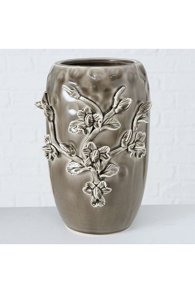 Homelux Vaza decorativa Geraldine 13x13x20 cm, ceramica, maro