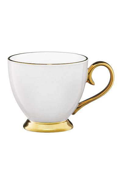 Homelux Cana cafea/ceai, portelan, 400 ml, alb, regal