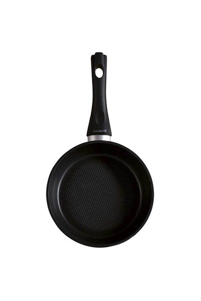 Homelux Tigaie din aluminiu, acoperire antiaderență premium, neagră, 24 cm, Magnat