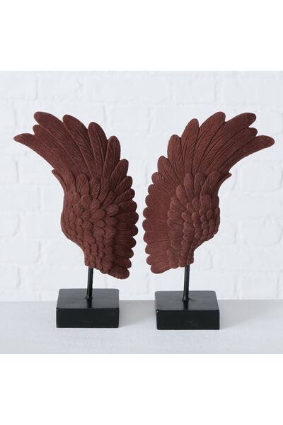 Homelux Angel wing decoration, 15x6x25 cm, brown, model 1