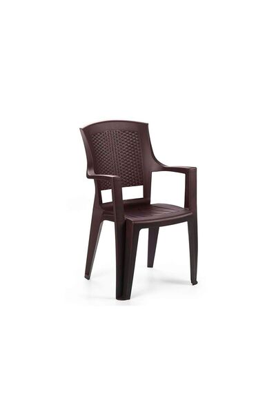 Homelux Flora Chair, 57x62x90 Cm, Brown, Polypropylene