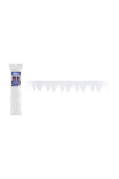 Homelux Christmas garland 5 m, turtle model, polyester, white