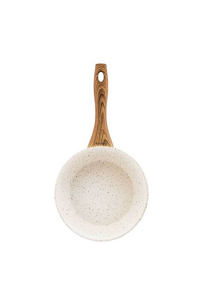 Homelux Aluminum Pan, Stone Effect Coated, 20 Cm, Natural