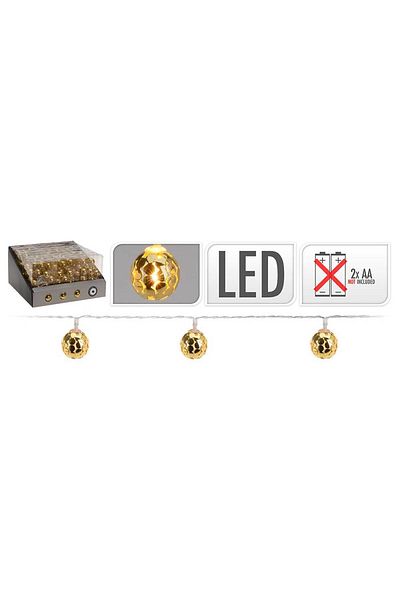 Homelux Instalare Led Cu Bile Aurii De 25 Mm