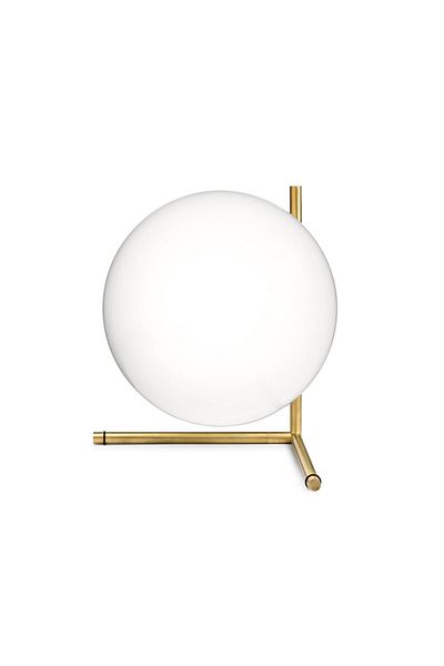 Homelux Veioza moon, 30x32x35 cm, e27, 40 w, metal/sticlă, auriu/alb
