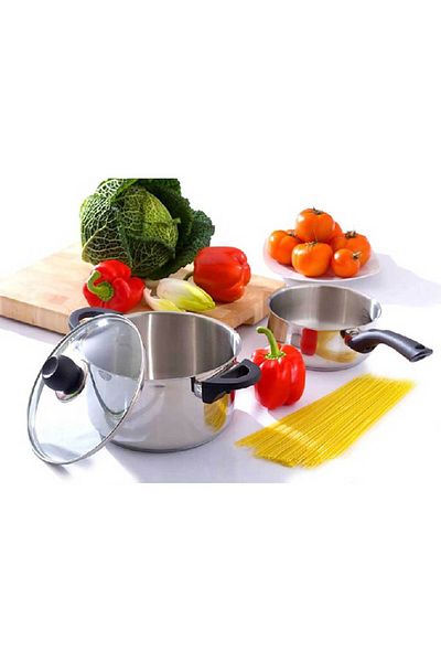 Homelux Tigaie din oțel inoxidabil, argintiu, 12 cm, 0,8 l, Vikos
