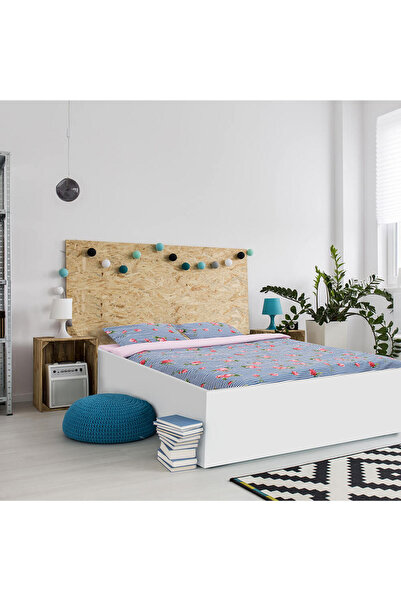 Homelux Bedding For 2 People Roses, 100% Cotton, Density 132 Tc, Button Closure System