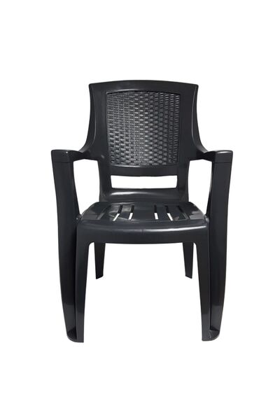 Homelux Scaun Flora, 57x62x90 Cm, Antracit, Polipropilena