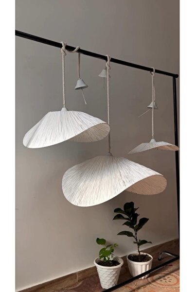 luminart LUMİNART rafya avize mutfak avize el yapımı doğal avize hazeran avize