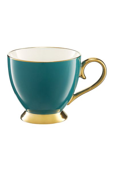Homelux Cana cafea/ceai, portelan, 400 ml, turcoaz, regal