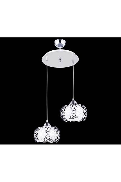 Homelux Pendul magic 2 brate 6752, 2xe27, 32x85 cm, 60 w, crom