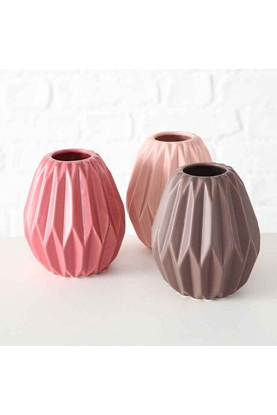 Homelux Vaze Decorative, 12x13 Cm, Ceramica, Mov