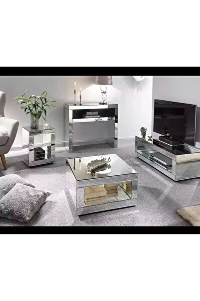 LUXURY VİLLA LUXURY AYNALI 4 LÜ SET DEĞİŞİK RENK VE AYNA RENGİ UYGULANIR