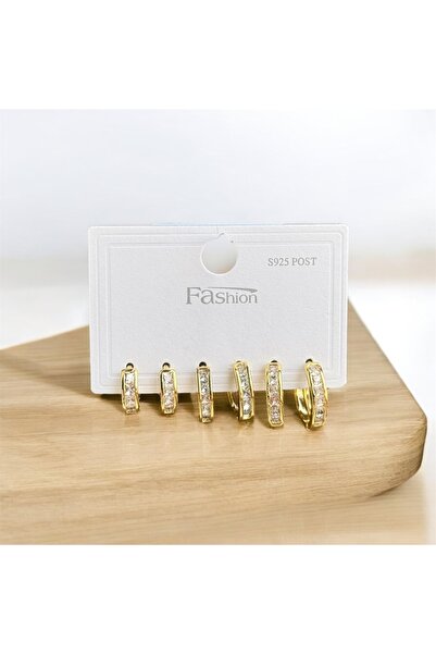 Axamore Çoklu Çelik Halka Küpe