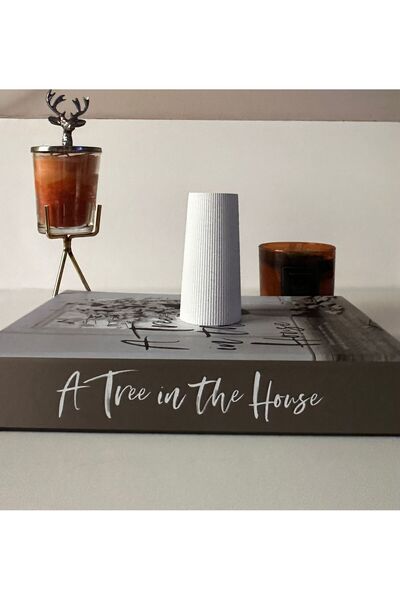 Workshop Warmth Minimal Çizgili Dekoratif Vazo