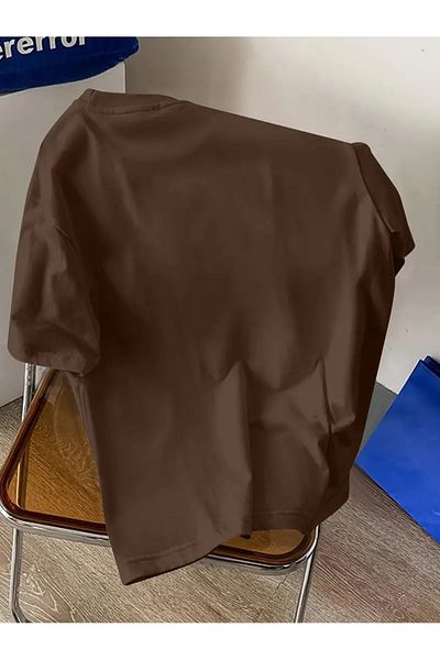 YOHO SPORT Унисекс тениска с щампа California Oversize - кръгло деколте, къс ръкав