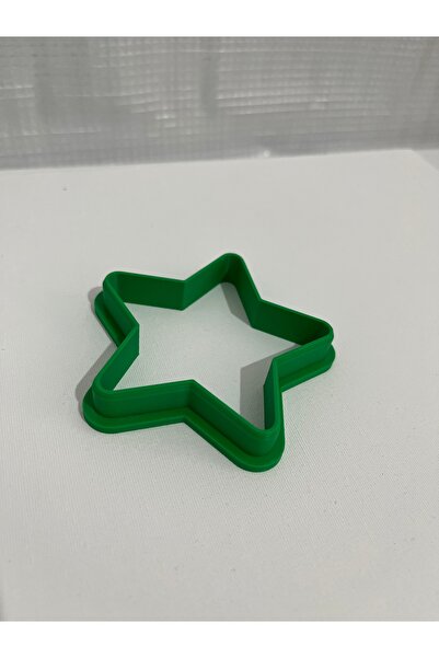 KSTECH Yıldız Şeklinde Yılbaşı Temalı Kurabiye Kalıbı, Kesici-7 cm