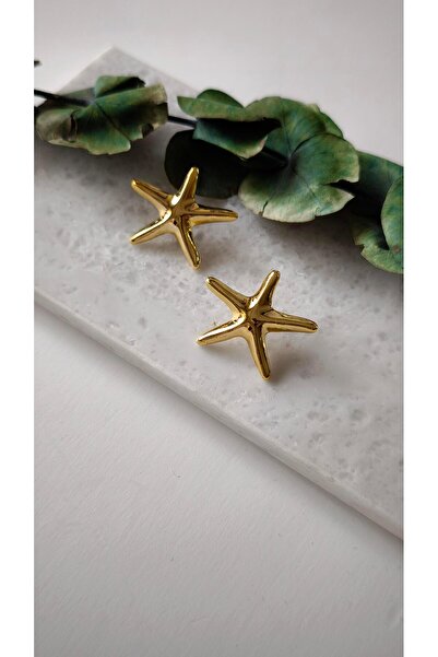 VOBEEYKU أقراط على شكل نجمة موديل العلامة التجارية