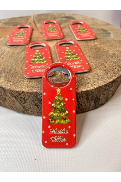 Mr Home 25 adetli-Magnet Açacak-Yılbaşı Hediyeleri-Noel Baba-Çam Ağaçlı Açaca...