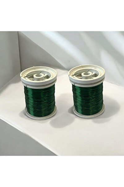 gürbüz filografi سلك تصوير أخضر 0.30 مم - 60 جرام - 100 متر، 2 قطعة 30 جرام