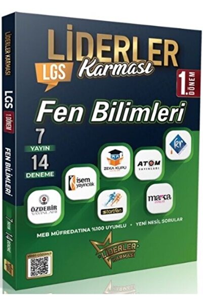 Ankara Kitap Merkezi 8. Sınıf LGS 1. Dönem Fen Bilimleri 7 Yayın 14 Deneme Li...