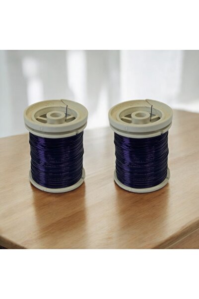 gürbüz filografi 0.30 مم لون أرجواني 60 جرام - 100 متر سلك تصوير - 2 قطعة 30 ...