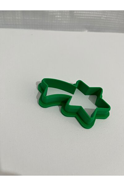 KSTECH قالب كوكيز على شكل نجمة قابلة للطي بطابع رأس السنة، قاطع - 7 سم